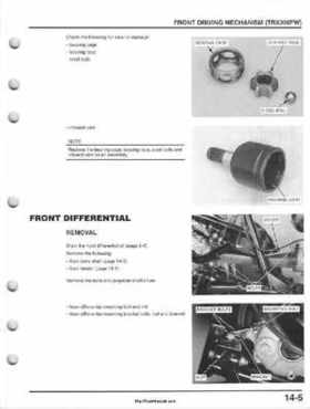 1995-2000 Honda FourTrax 300 300FW TRX300 TRX300FW TRX service manual., Page 256