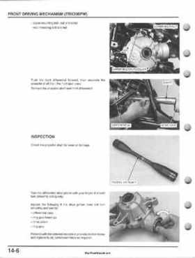 1995-2000 Honda FourTrax 300 300FW TRX300 TRX300FW TRX service manual., Page 257