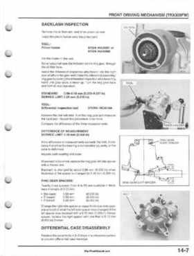 1995-2000 Honda FourTrax 300 300FW TRX300 TRX300FW TRX service manual., Page 258