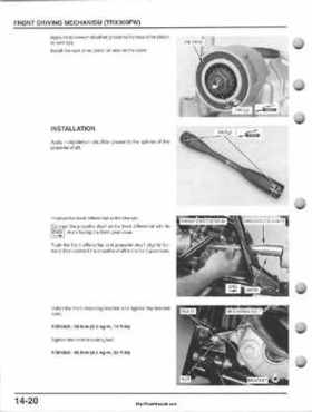 1995-2000 Honda FourTrax 300 300FW TRX300 TRX300FW TRX service manual., Page 271