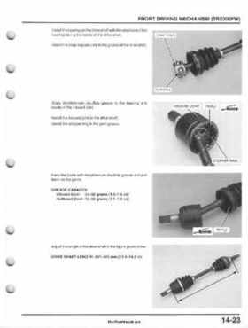 1995-2000 Honda FourTrax 300 300FW TRX300 TRX300FW TRX service manual., Page 274