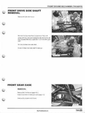 1995-2000 Honda FourTrax 300 300FW TRX300 TRX300FW TRX service manual., Page 276