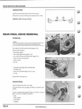 1995-2000 Honda FourTrax 300 300FW TRX300 TRX300FW TRX service manual., Page 287