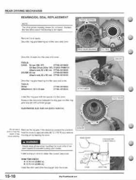 1995-2000 Honda FourTrax 300 300FW TRX300 TRX300FW TRX service manual., Page 293