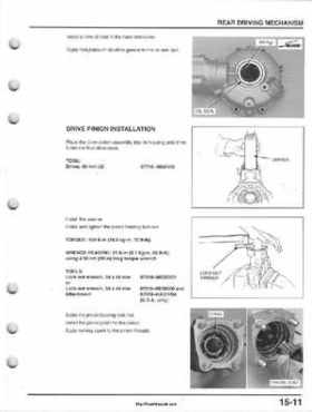 1995-2000 Honda FourTrax 300 300FW TRX300 TRX300FW TRX service manual., Page 294