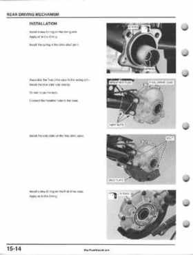 1995-2000 Honda FourTrax 300 300FW TRX300 TRX300FW TRX service manual., Page 297