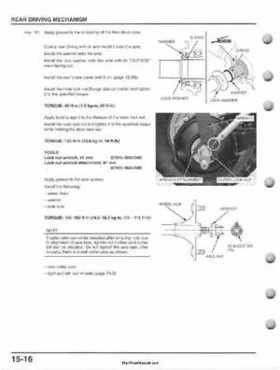 1995-2000 Honda FourTrax 300 300FW TRX300 TRX300FW TRX service manual., Page 299