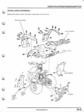 1995-2000 Honda FourTrax 300 300FW TRX300 TRX300FW TRX service manual., Page 302