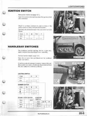 1995-2000 Honda FourTrax 300 300FW TRX300 TRX300FW TRX service manual., Page 342