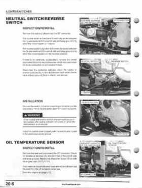 1995-2000 Honda FourTrax 300 300FW TRX300 TRX300FW TRX service manual., Page 343