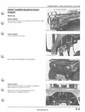 1995-2003 Honda Foreman TRX400FW TRX400 TRX 400 400FW Service Manual, Page 35