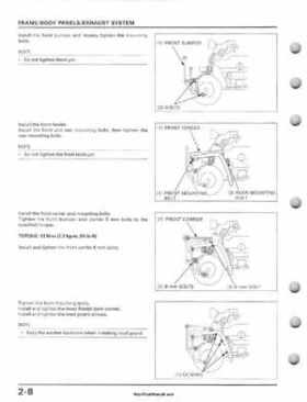 1995-2003 Honda Foreman TRX400FW TRX400 TRX 400 400FW Service Manual, Page 38