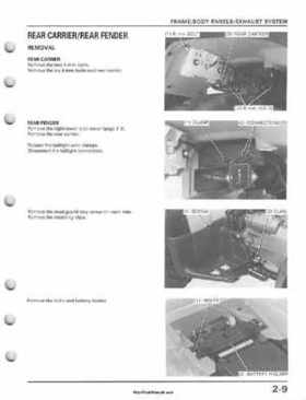 1995-2003 Honda Foreman TRX400FW TRX400 TRX 400 400FW Service Manual, Page 39
