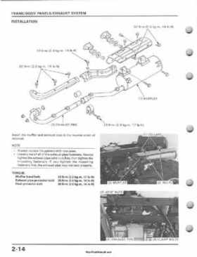 1995-2003 Honda Foreman TRX400FW TRX400 TRX 400 400FW Service Manual, Page 44