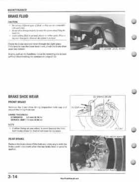 1995-2003 Honda Foreman TRX400FW TRX400 TRX 400 400FW Service Manual, Page 58