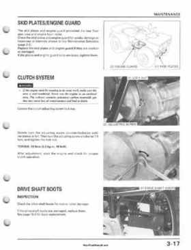 1995-2003 Honda Foreman TRX400FW TRX400 TRX 400 400FW Service Manual, Page 61