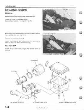 1995-2003 Honda Foreman TRX400FW TRX400 TRX 400 400FW Service Manual, Page 84