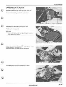 1995-2003 Honda Foreman TRX400FW TRX400 TRX 400 400FW Service Manual, Page 85