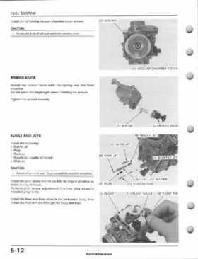 1995-2003 Honda Foreman TRX400FW TRX400 TRX 400 400FW Service Manual, Page 92
