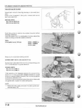 1995-2003 Honda Foreman TRX400FW TRX400 TRX 400 400FW Service Manual, Page 118