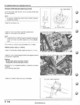 1995-2003 Honda Foreman TRX400FW TRX400 TRX 400 400FW Service Manual, Page 124
