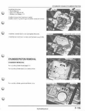 1995-2003 Honda Foreman TRX400FW TRX400 TRX 400 400FW Service Manual, Page 125