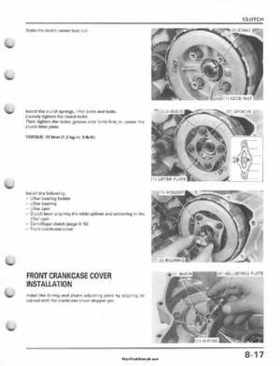 1995-2003 Honda Foreman TRX400FW TRX400 TRX 400 400FW Service Manual, Page 155