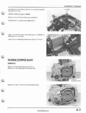 1995-2003 Honda Foreman TRX400FW TRX400 TRX 400 400FW Service Manual, Page 165