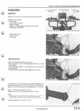 1995-2003 Honda Foreman TRX400FW TRX400 TRX 400 400FW Service Manual, Page 205