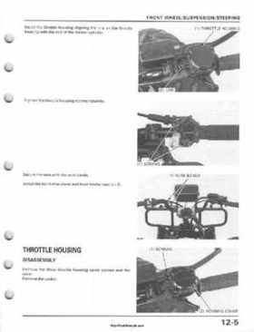 1995-2003 Honda Foreman TRX400FW TRX400 TRX 400 400FW Service Manual, Page 207