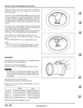1995-2003 Honda Foreman TRX400FW TRX400 TRX 400 400FW Service Manual, Page 212