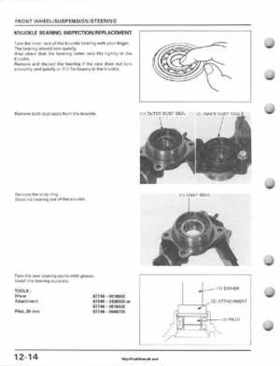 1995-2003 Honda Foreman TRX400FW TRX400 TRX 400 400FW Service Manual, Page 216