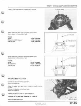 1995-2003 Honda Foreman TRX400FW TRX400 TRX 400 400FW Service Manual, Page 217