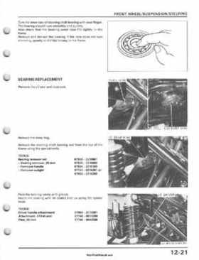 1995-2003 Honda Foreman TRX400FW TRX400 TRX 400 400FW Service Manual, Page 223