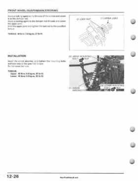 1995-2003 Honda Foreman TRX400FW TRX400 TRX 400 400FW Service Manual, Page 228