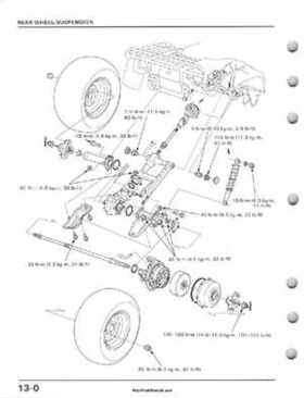 1995-2003 Honda Foreman TRX400FW TRX400 TRX 400 400FW Service Manual, Page 230