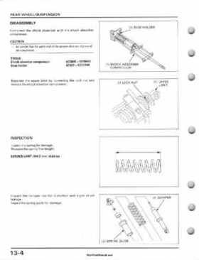 1995-2003 Honda Foreman TRX400FW TRX400 TRX 400 400FW Service Manual, Page 234