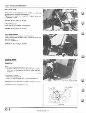 1995-2003 Honda Foreman TRX400FW TRX400 TRX 400 400FW Service Manual, Page 236