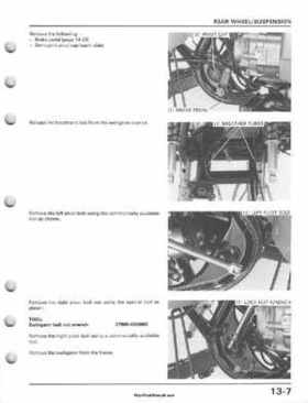 1995-2003 Honda Foreman TRX400FW TRX400 TRX 400 400FW Service Manual, Page 237