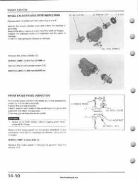 1995-2003 Honda Foreman TRX400FW TRX400 TRX 400 400FW Service Manual, Page 252