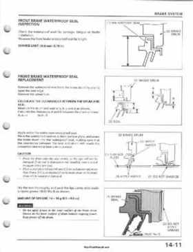 1995-2003 Honda Foreman TRX400FW TRX400 TRX 400 400FW Service Manual, Page 253