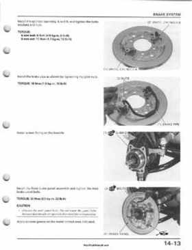 1995-2003 Honda Foreman TRX400FW TRX400 TRX 400 400FW Service Manual, Page 255