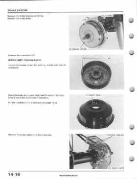 1995-2003 Honda Foreman TRX400FW TRX400 TRX 400 400FW Service Manual, Page 258