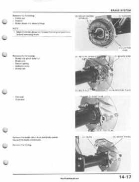 1995-2003 Honda Foreman TRX400FW TRX400 TRX 400 400FW Service Manual, Page 259