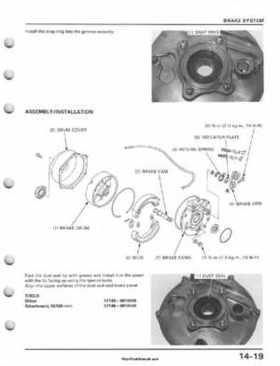 1995-2003 Honda Foreman TRX400FW TRX400 TRX 400 400FW Service Manual, Page 261