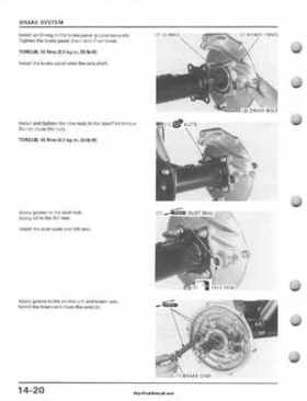 1995-2003 Honda Foreman TRX400FW TRX400 TRX 400 400FW Service Manual, Page 262