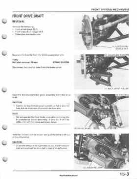 1995-2003 Honda Foreman TRX400FW TRX400 TRX 400 400FW Service Manual, Page 271