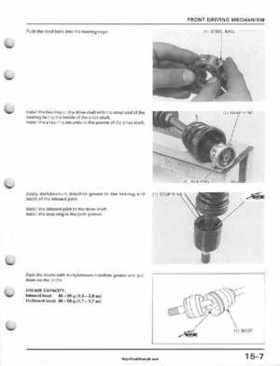 1995-2003 Honda Foreman TRX400FW TRX400 TRX 400 400FW Service Manual, Page 275