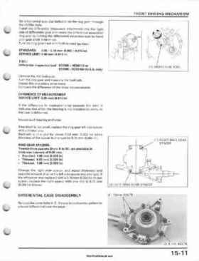 1995-2003 Honda Foreman TRX400FW TRX400 TRX 400 400FW Service Manual, Page 279