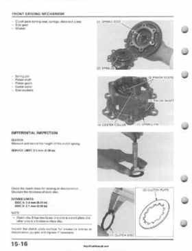 1995-2003 Honda Foreman TRX400FW TRX400 TRX 400 400FW Service Manual, Page 284